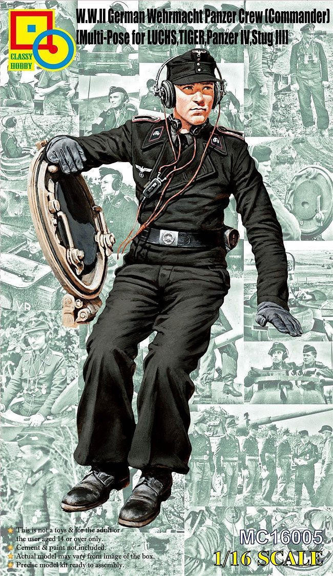 Classy Hobby 1/16 Panzer Crew Commander 16005